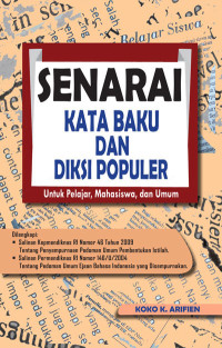 SENARAI KATA BAKU DAN DIKSI POPULER